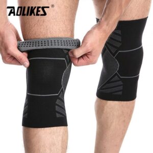 Bó Gối Thể Thao Aolikes Silicon Đàn Hồi Thoáng Khí AL7710
