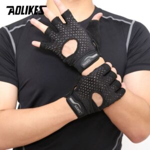 Bộ Đôi Găng Tay Nửa Ngón Tập Thể Dục Thể Thao AOLIKES AL113